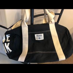 VS Pink Duffel Bag